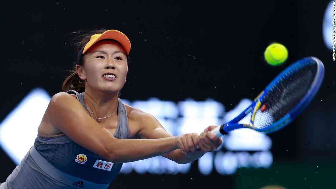 Peng Shuai: Human rights issue at US Open tennis event wins top award